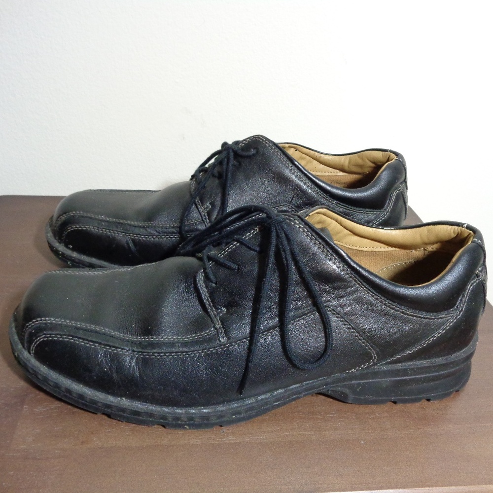 Dockers Pro Style Men Leather Shoes Black 11.5 W